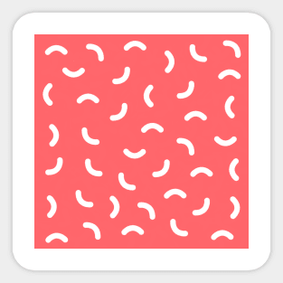 Coral lines Sticker